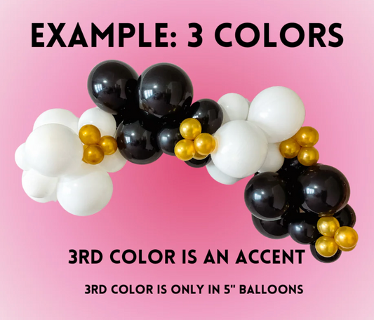 3 Color With Accent Garland