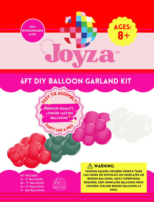 6ft "Jolly" DIY Balloon Garland Kit