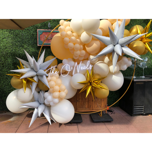Gold Circle Arch-Prop Rental