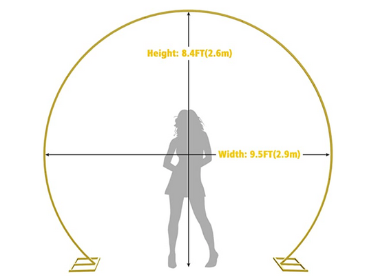 Gold Arch Stand Rental