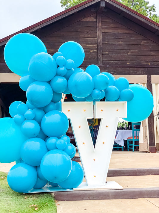 Yard or Indoor Marquee Letters with Balloons (DEPOSIT)
