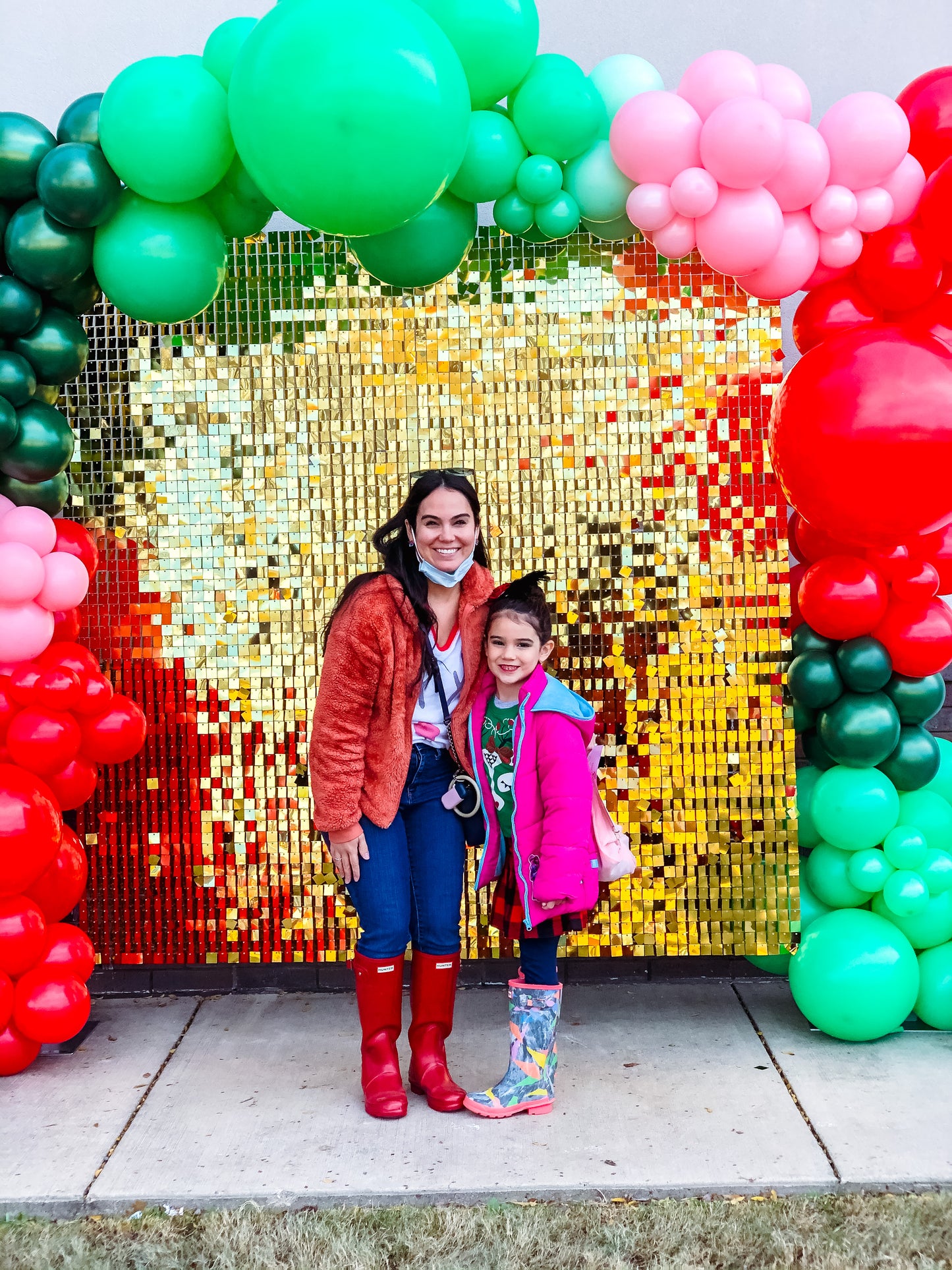 Gold Sequin Wall Backdrop Rental