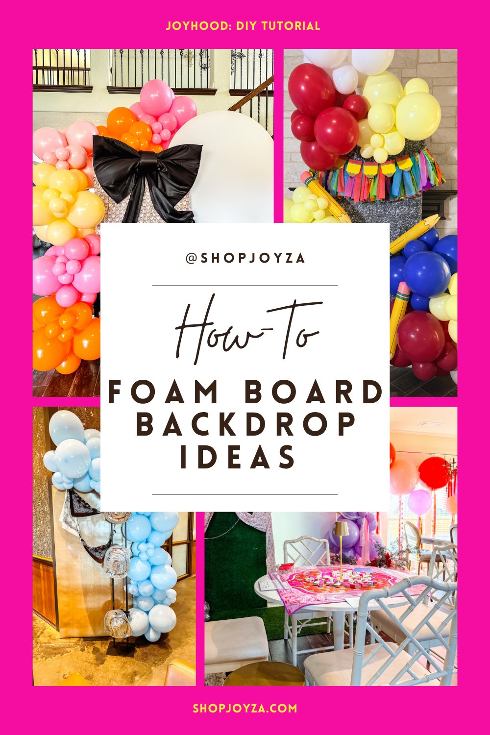 15 Easy Ways to Use a Home Depot Foam Board as a Party Backdrop (Budget-Friendly DIY Ideas)