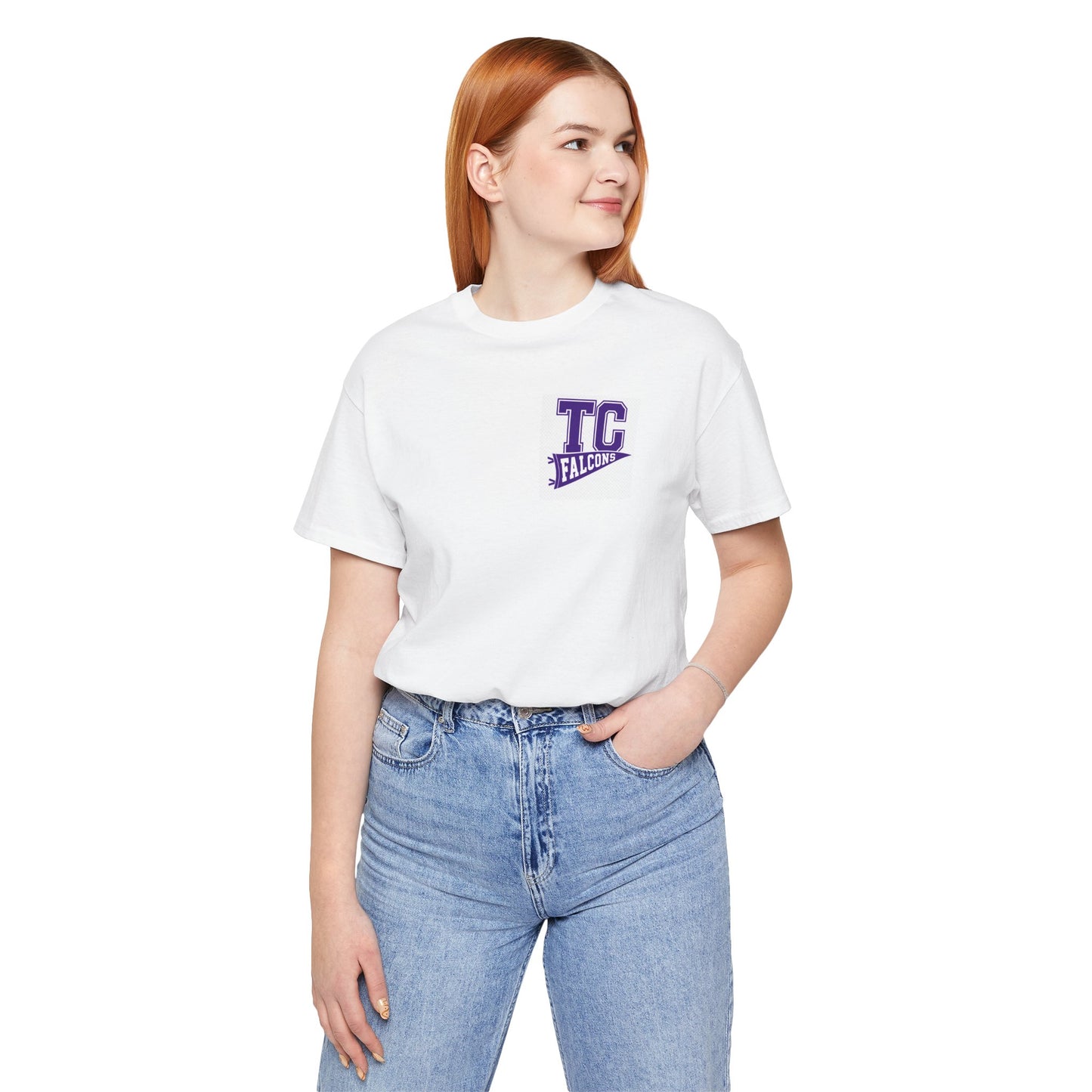 TC Falcons Mascot Crest T-Shirt | Creek Falcons Tee