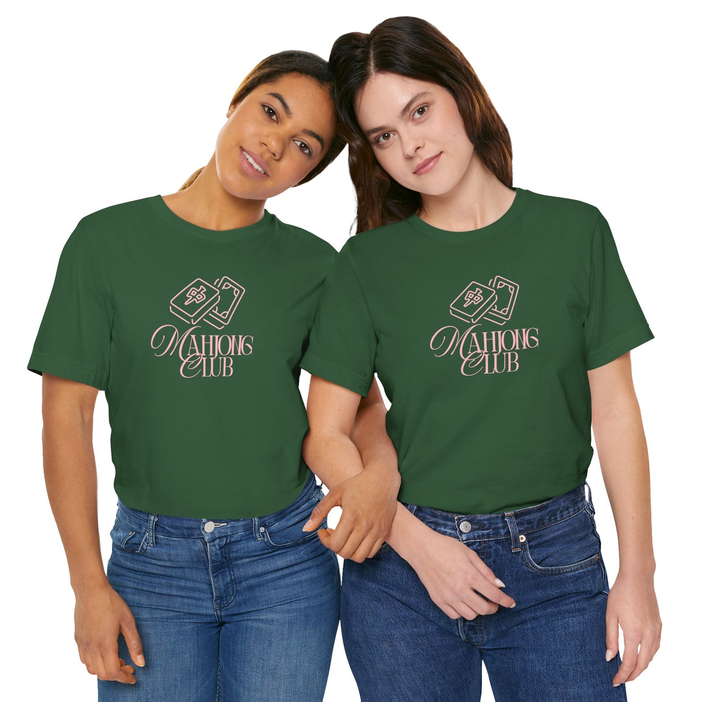 Mahjong Club Tee | Mahjong Tiles Script Design_Bella Canvas