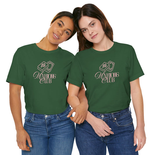 Mahjong Club Tee | Mahjong Tiles Script Design_Bella Canvas