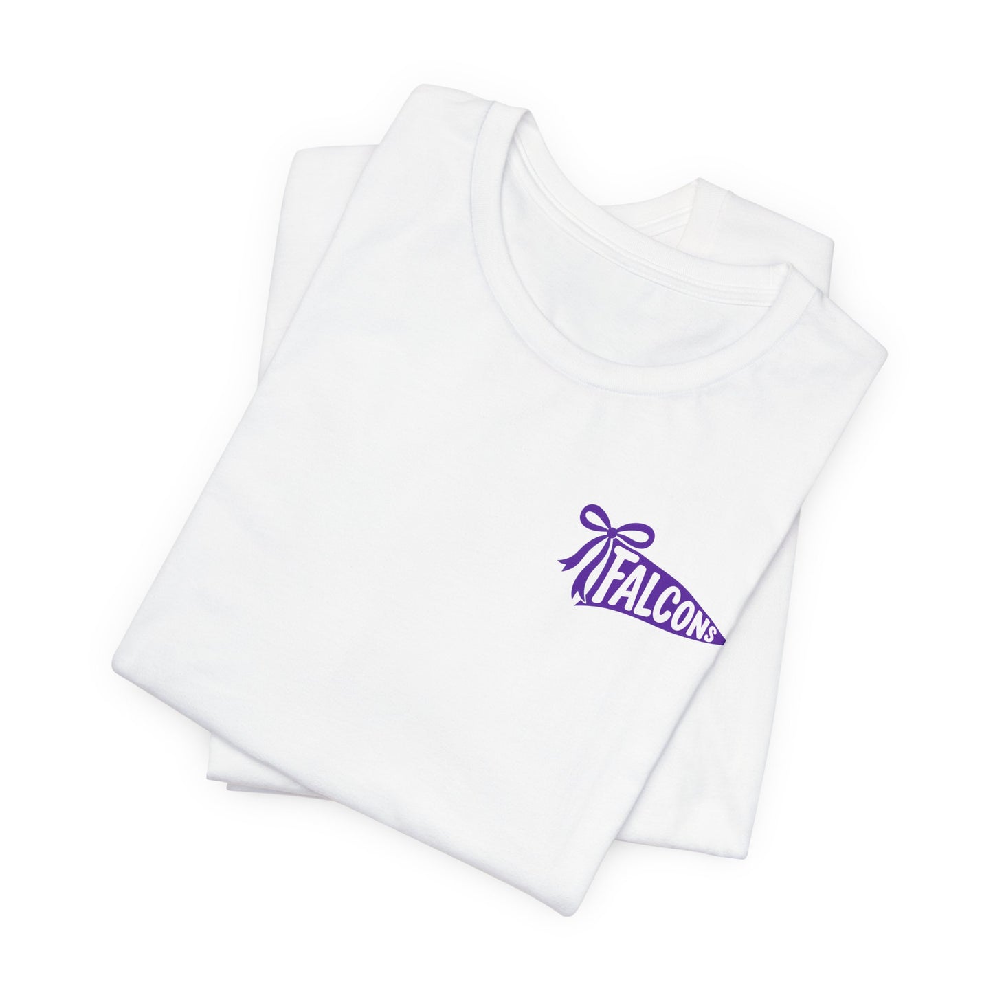 Timber Creek Falcons tee | School mascot pennant and falcon logo