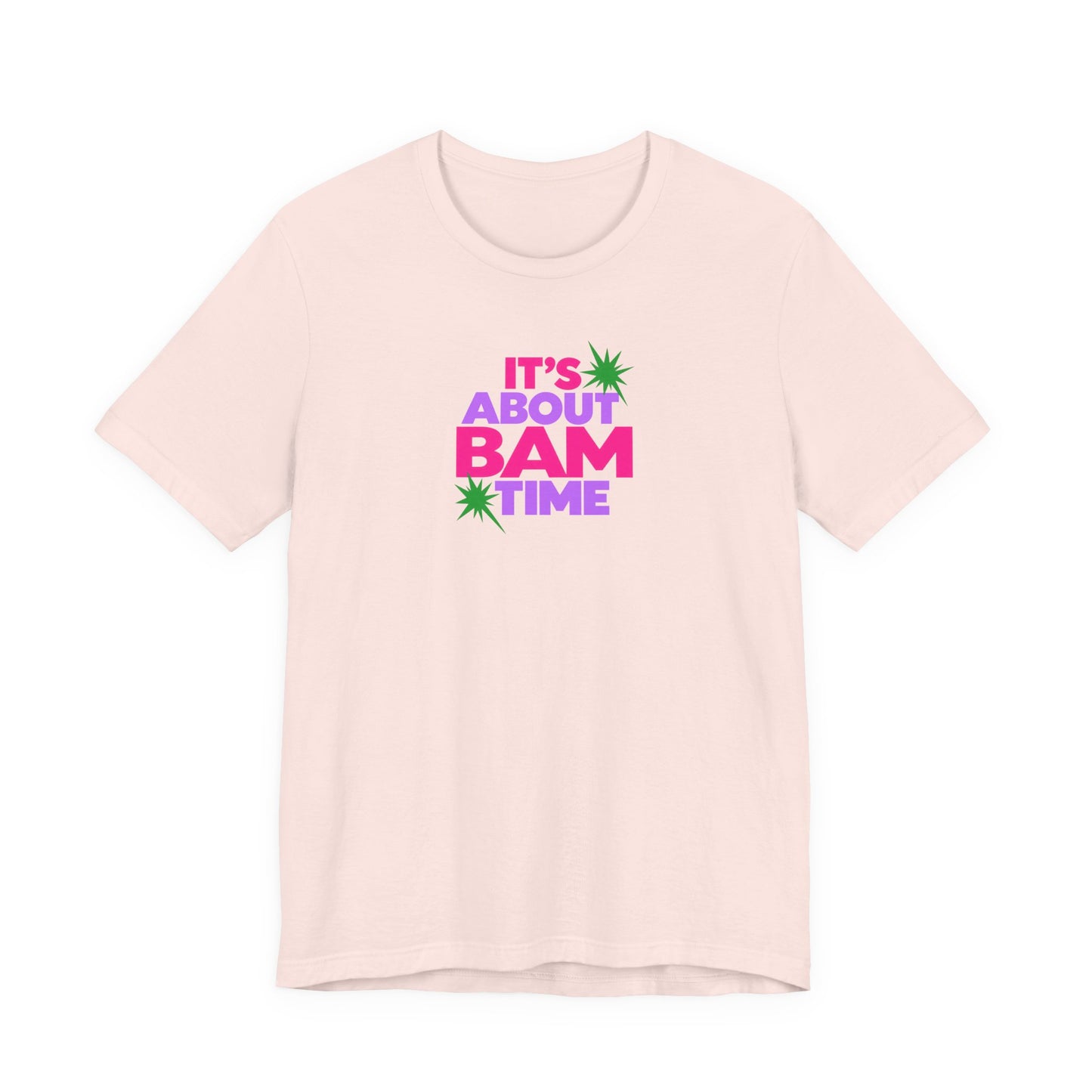 T-Shirt — "It's About Bam Time" Tropical Graphic Tee