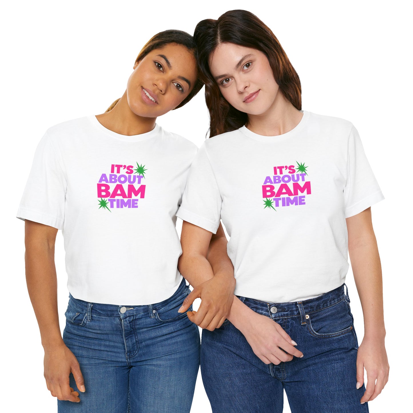 T-Shirt — "It's About Bam Time" Tropical Graphic Tee