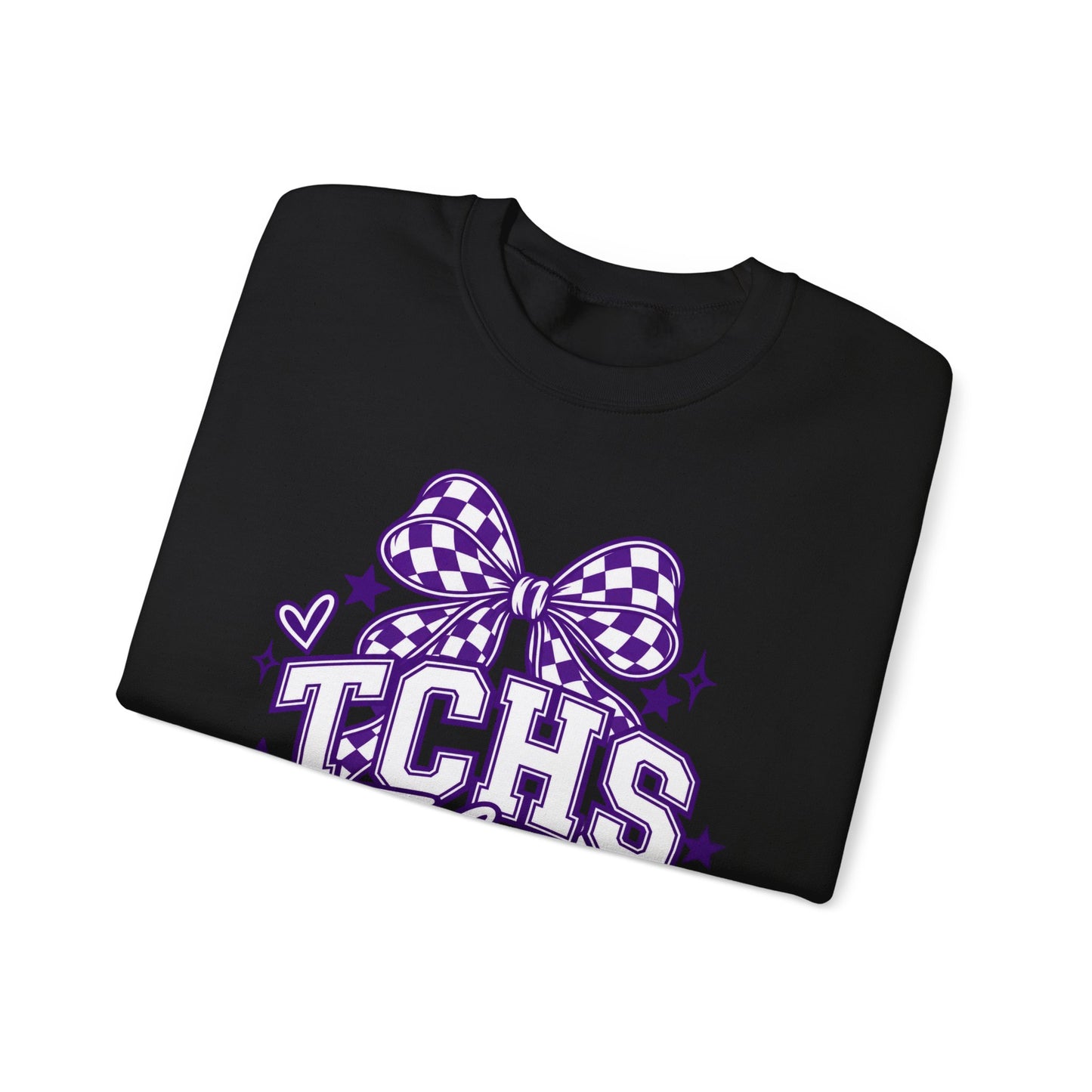 TCHS Falcons bow logo Sweatshirt | School Spirit, Purple Design