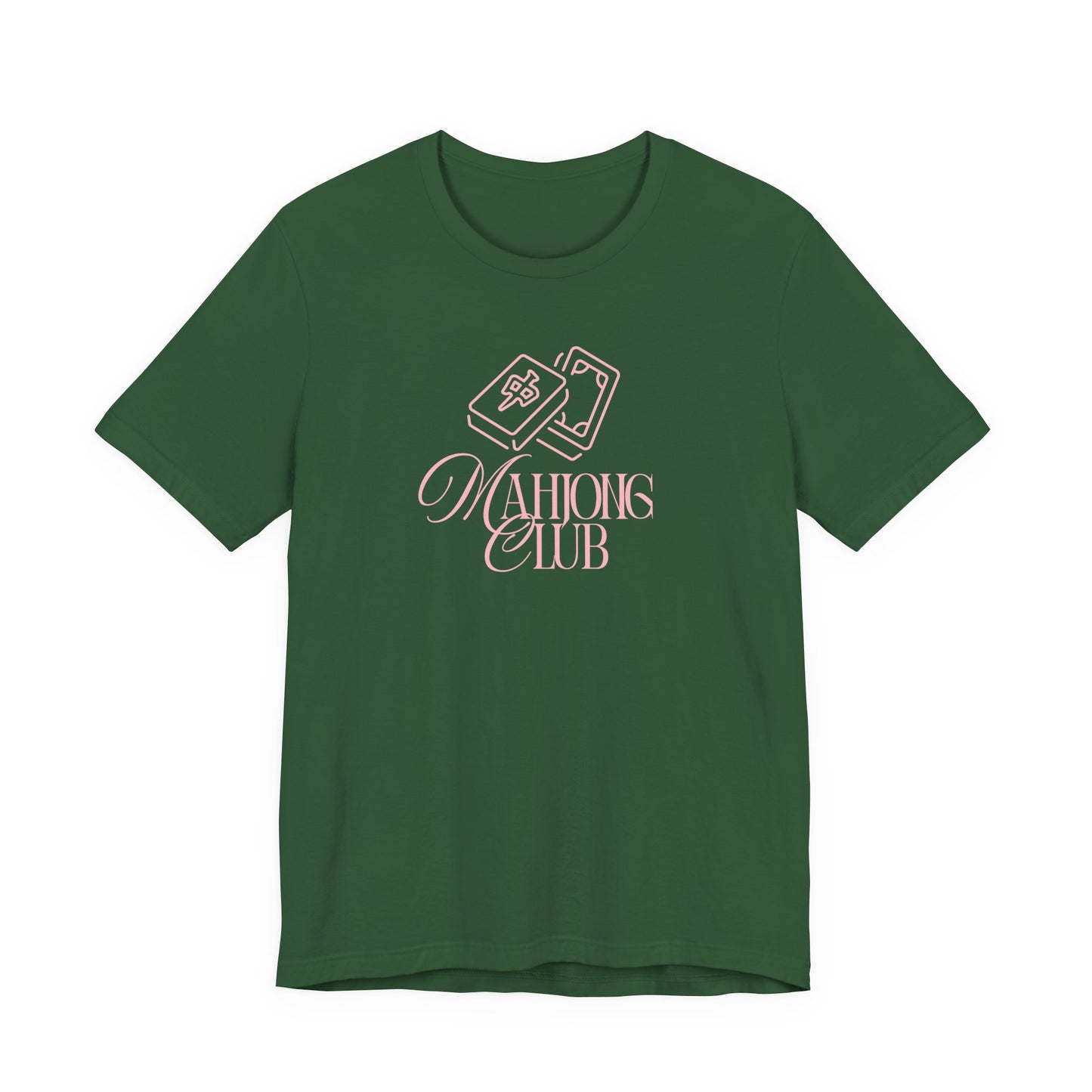 Mahjong Club Tee | Mahjong Tiles Script Design_Bella Canvas