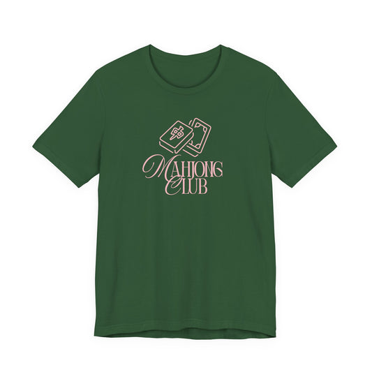 Mahjong Club Tee | Mahjong Tiles Script Design_Bella Canvas