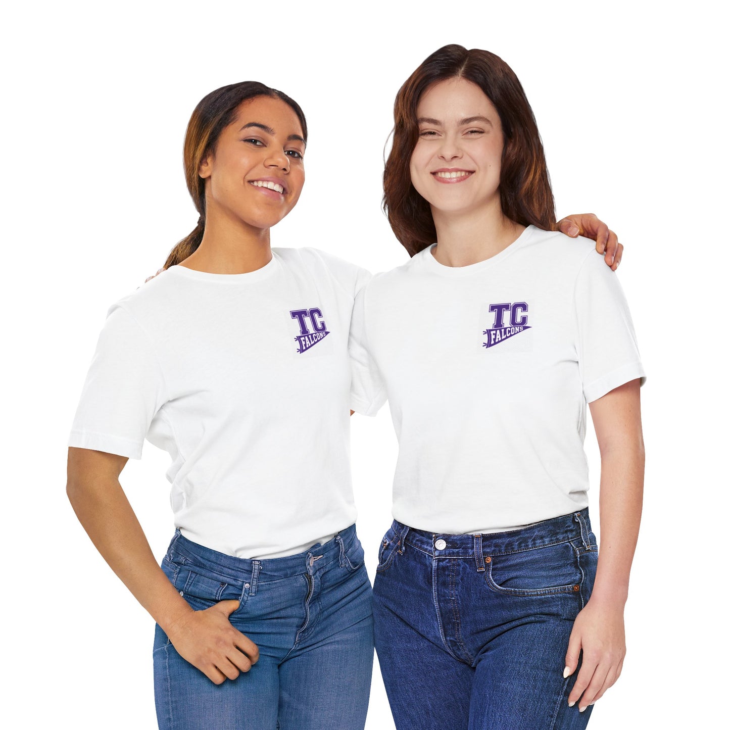 TC Falcons Mascot Crest T-Shirt | Creek Falcons Tee