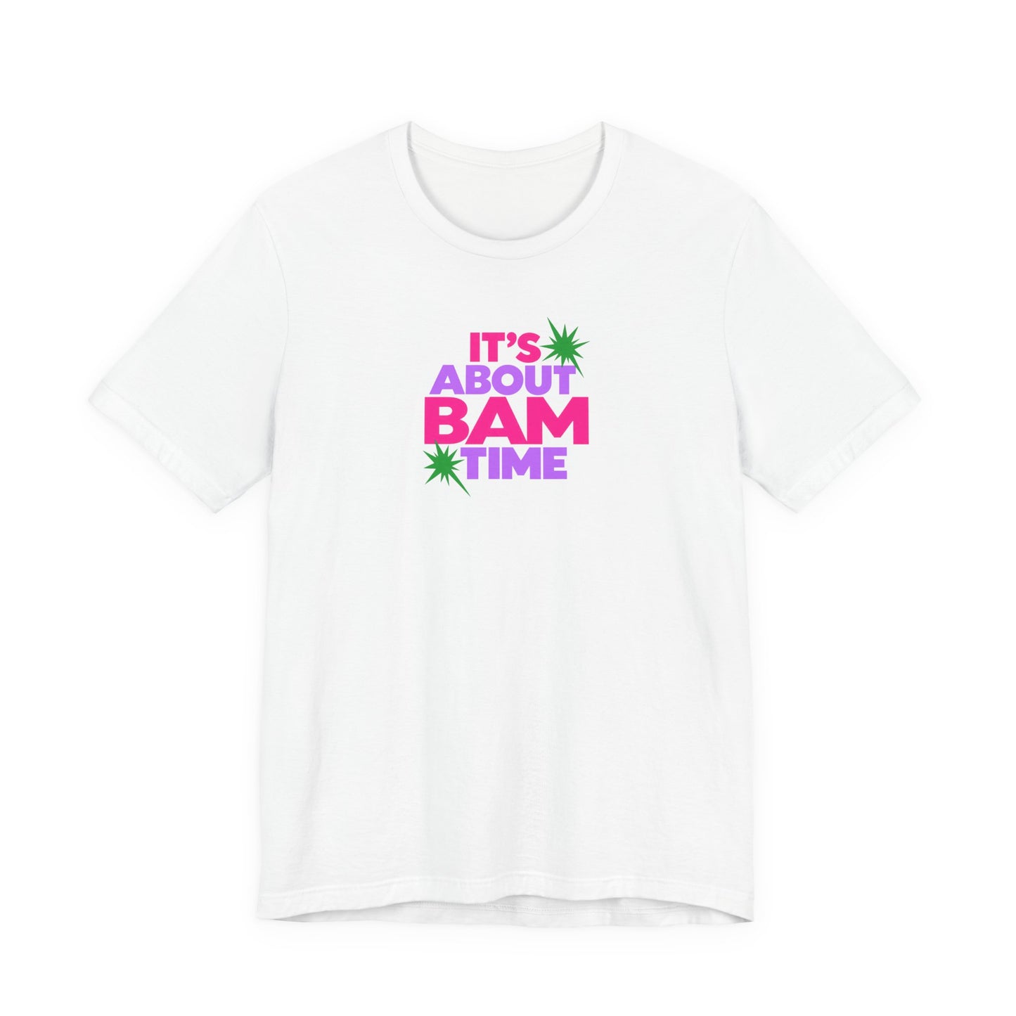 T-Shirt — "It's About Bam Time" Tropical Graphic Tee