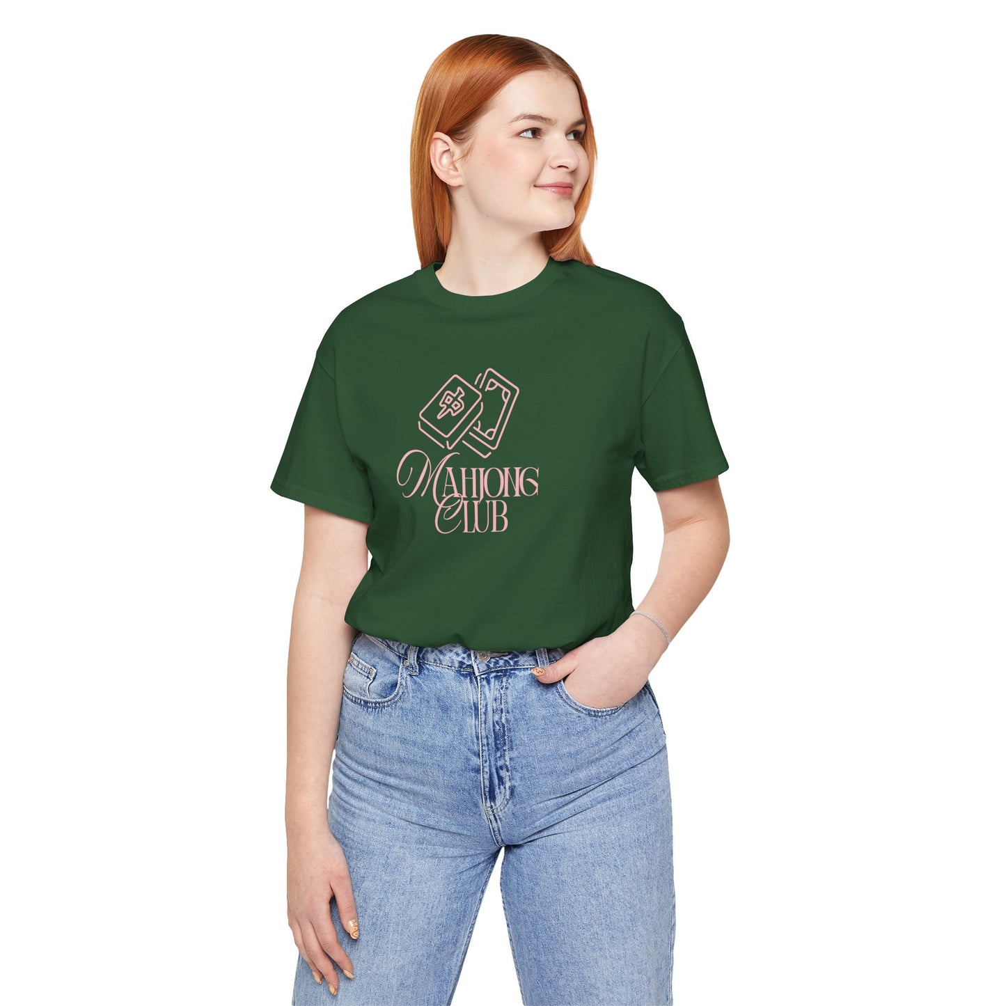 Mahjong Club Tee | Mahjong Tiles Script Design_Bella Canvas