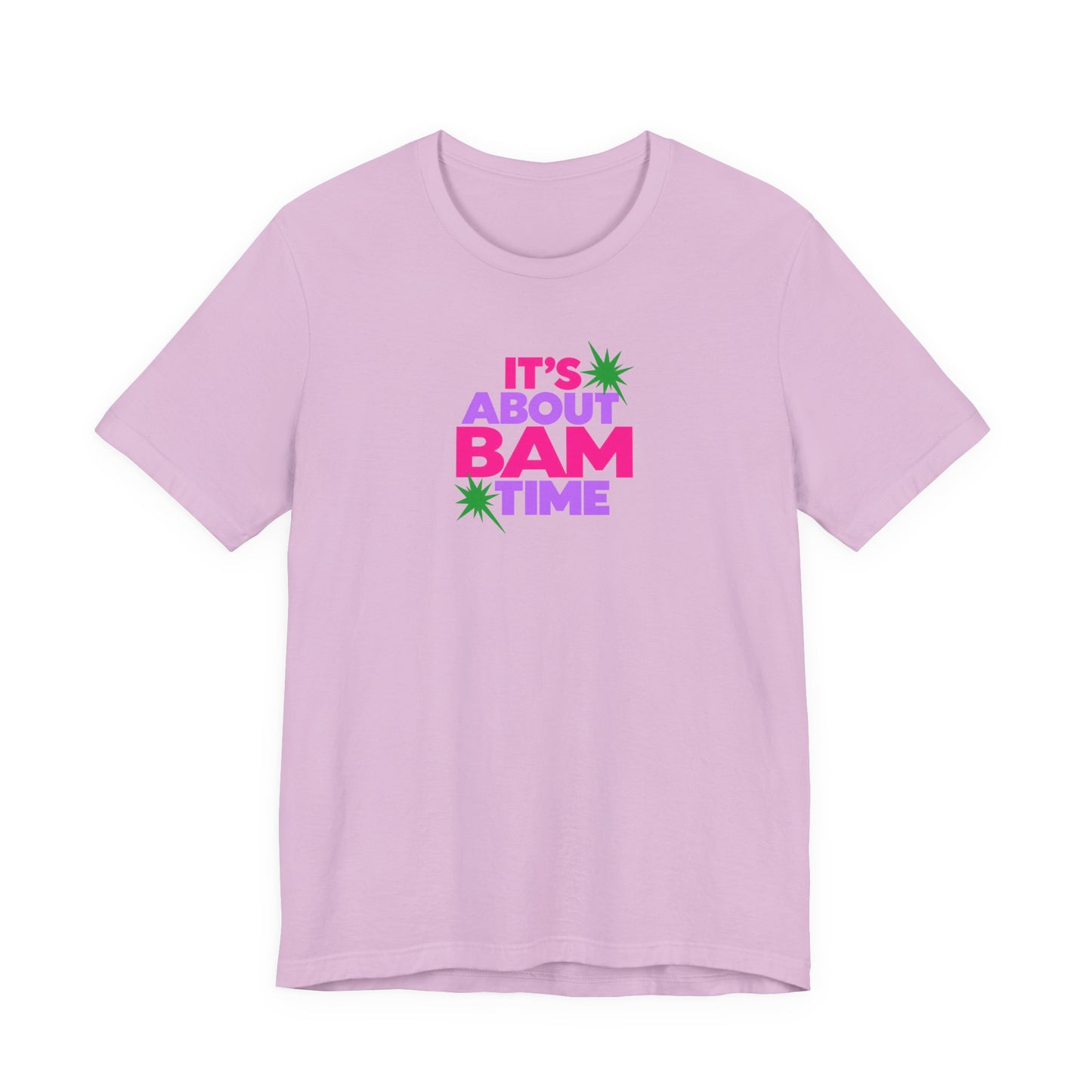 T-Shirt — "It's About Bam Time" Tropical Graphic Tee