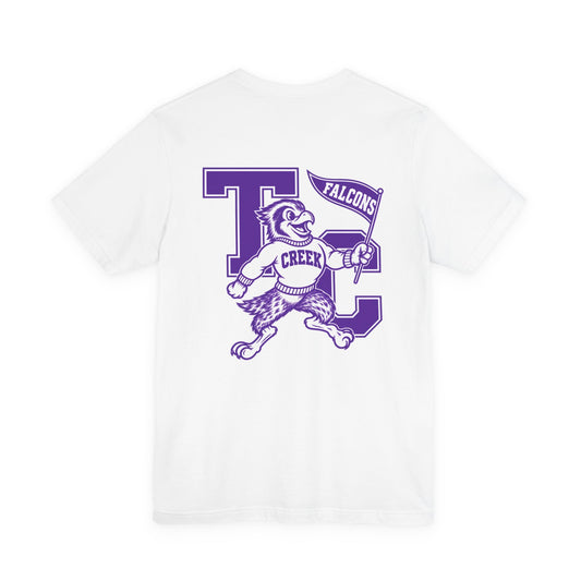 TC Falcons Mascot Crest T-Shirt | Creek Falcons Tee