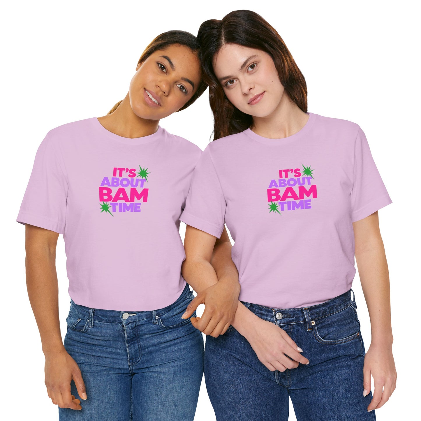 T-Shirt — "It's About Bam Time" Tropical Graphic Tee