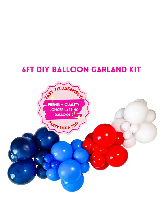 6ft "Miss Americana" DIY Balloon Garland Kit