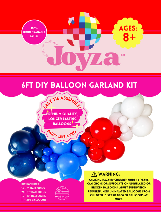 6ft "Miss Americana" DIY Balloon Garland Kit