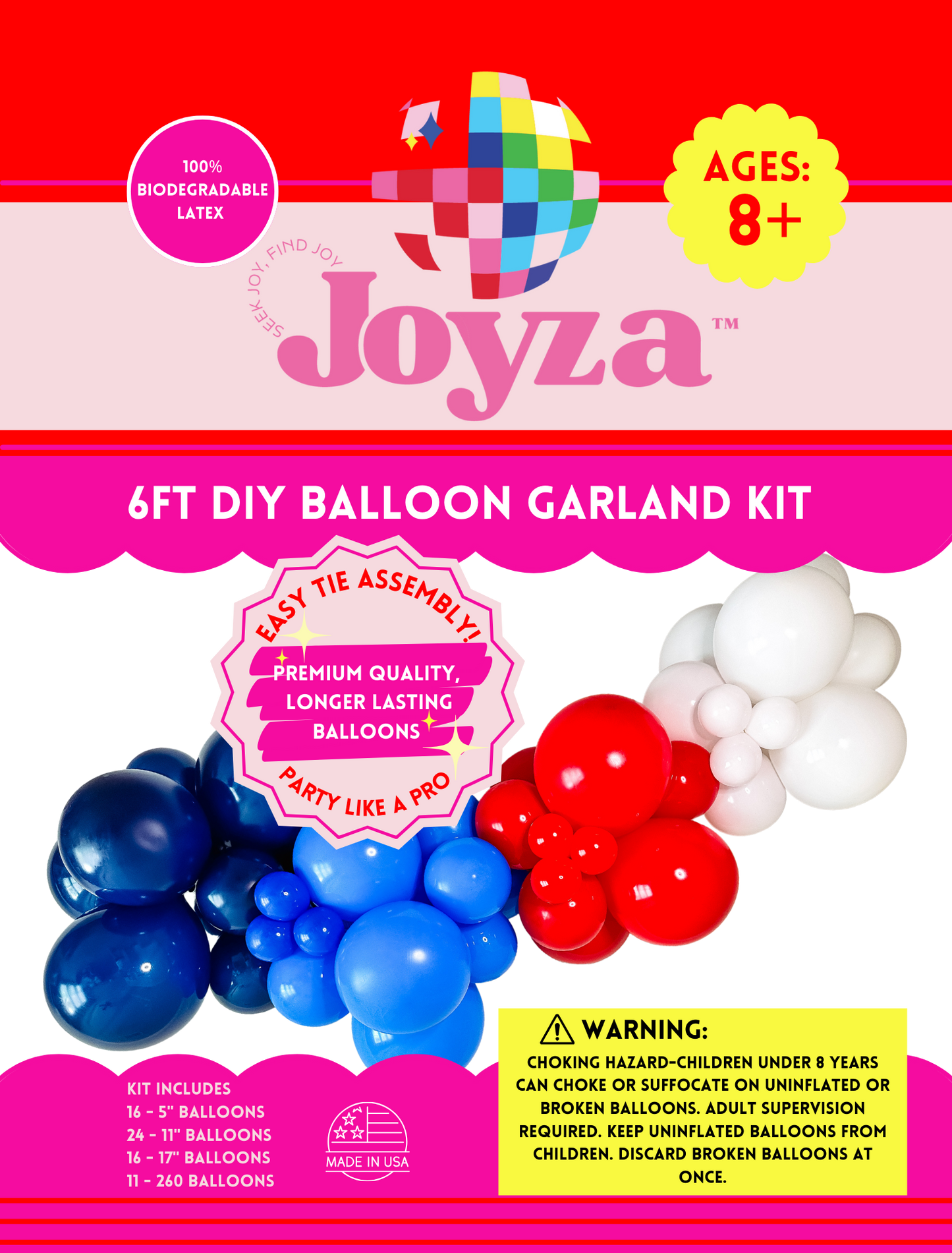 Custom 6ft DIY Balloon Garland Kit