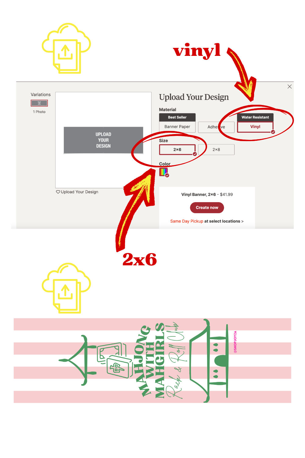 FREE Mahjong Banner (digital download)